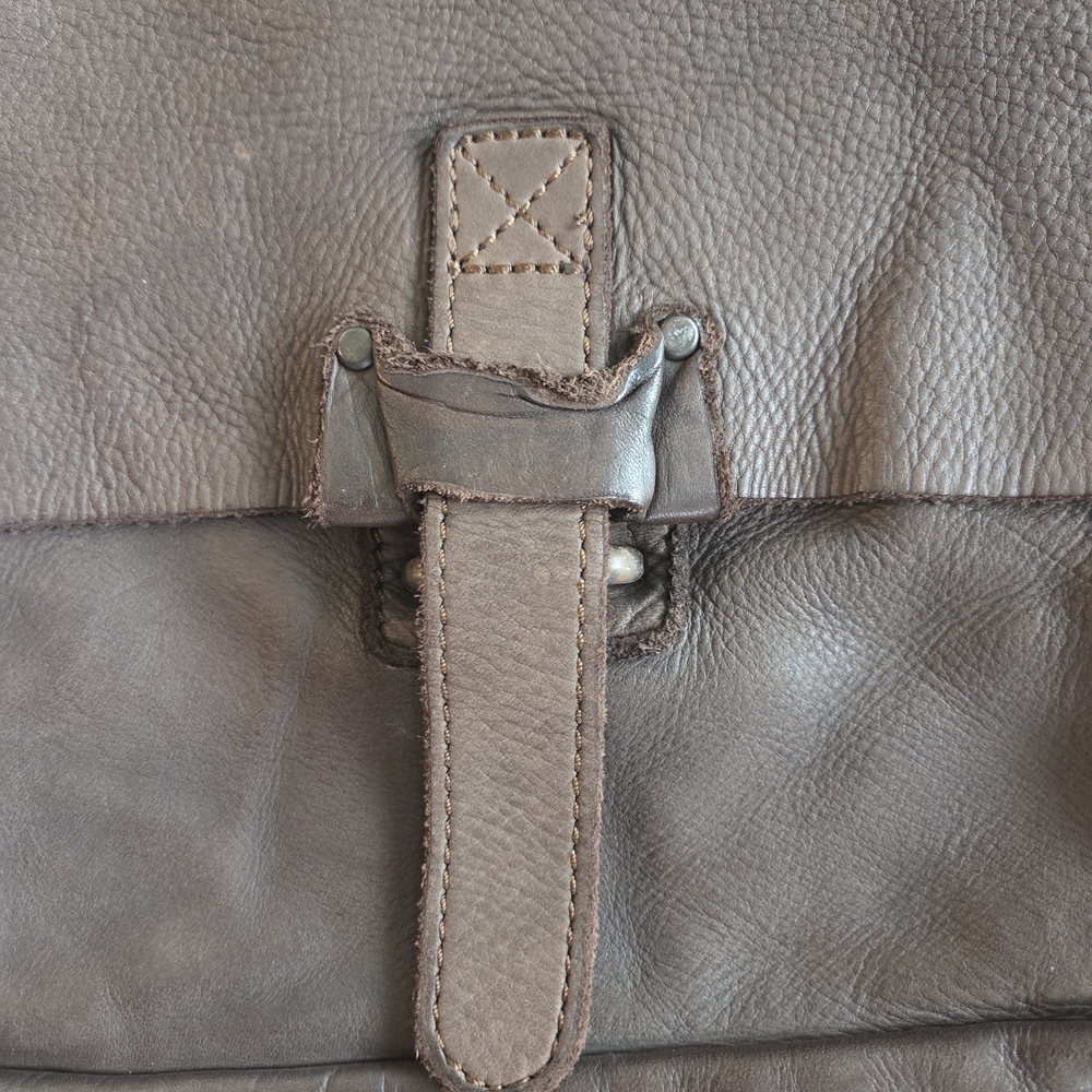Magnetic Harbour 2nd Women's Chocolate Brown Leather Crossbody Bag Adjustable - Picture 11 of 14
